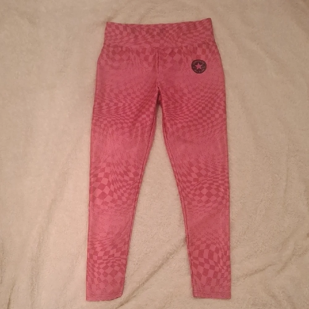 Converse Pink Geometric Leggings
